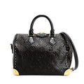 Louis Vuitton Handbag Speedy Trunk 25 Dark Brown Acajou