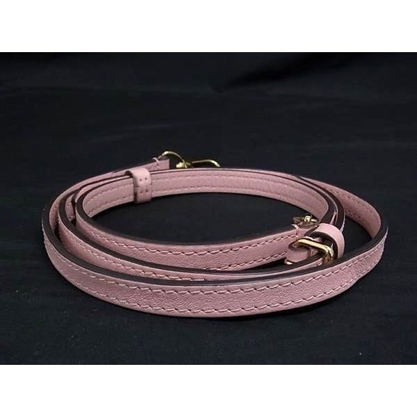 Louis Vuitton Bag Shoulder Strap Belt Crossbody Pink Gold — view 2