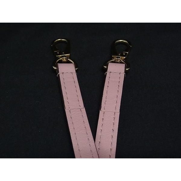 Louis Vuitton Bag Shoulder Strap Belt Crossbody Pink Gold — view 3
