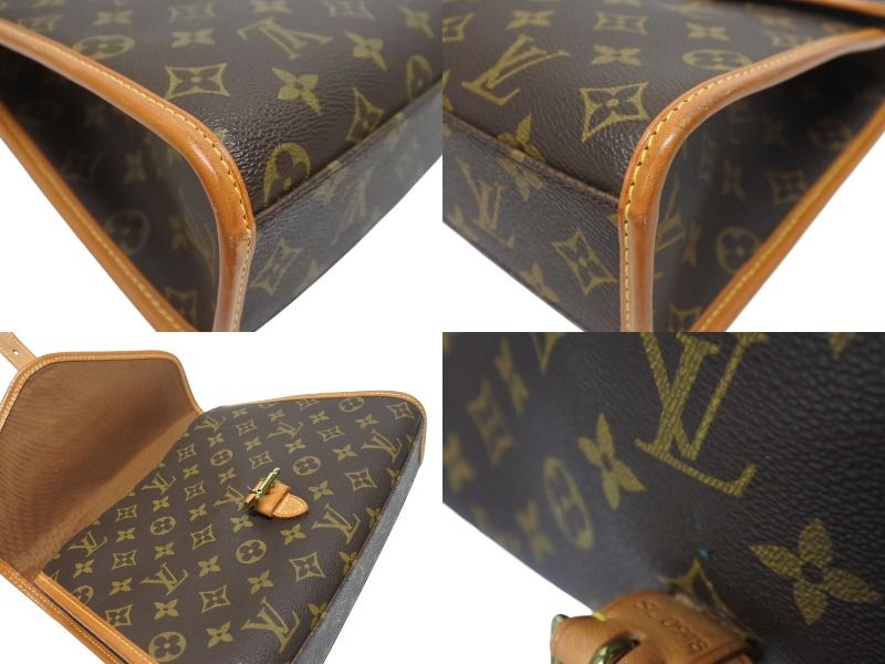 Louis Vuitton Shoulder Bag 2-Way Vernia Monogram Canvas Leather Brown — view 6