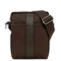Hermes Shoulder Bag Acapulco Bandouliere PM Brown Crossbody Canvas Leather