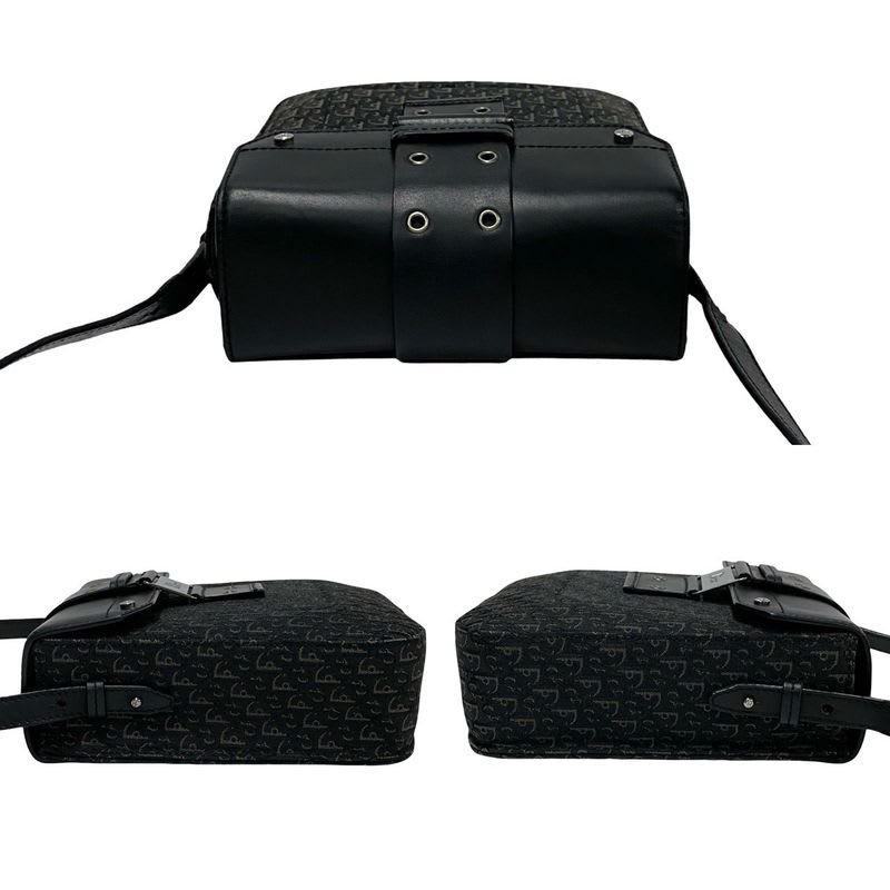 Christian Dior Street Chic Trotter Pattern Logo Hardware Leather