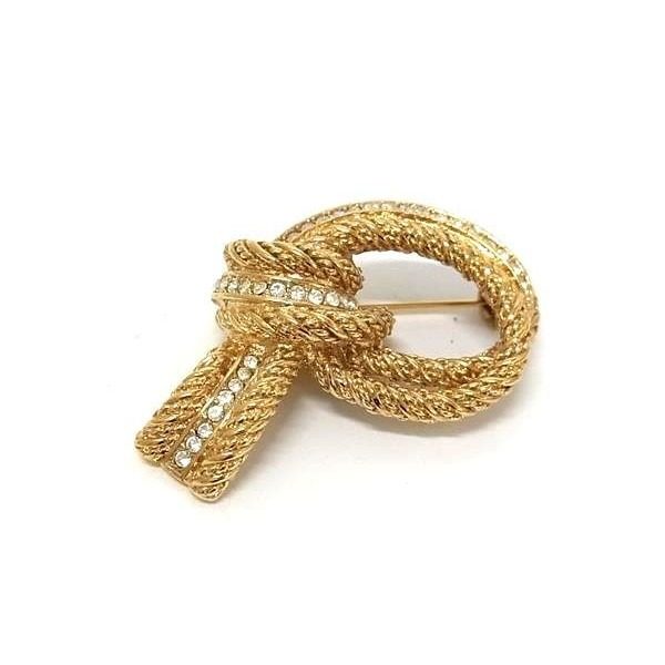 Dior Vintage Pin Brooch Pin Badge Gold