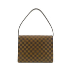 Louis Vuitton Damier Tribeca Carre Shoulder Bag Ebene Mat — view 2