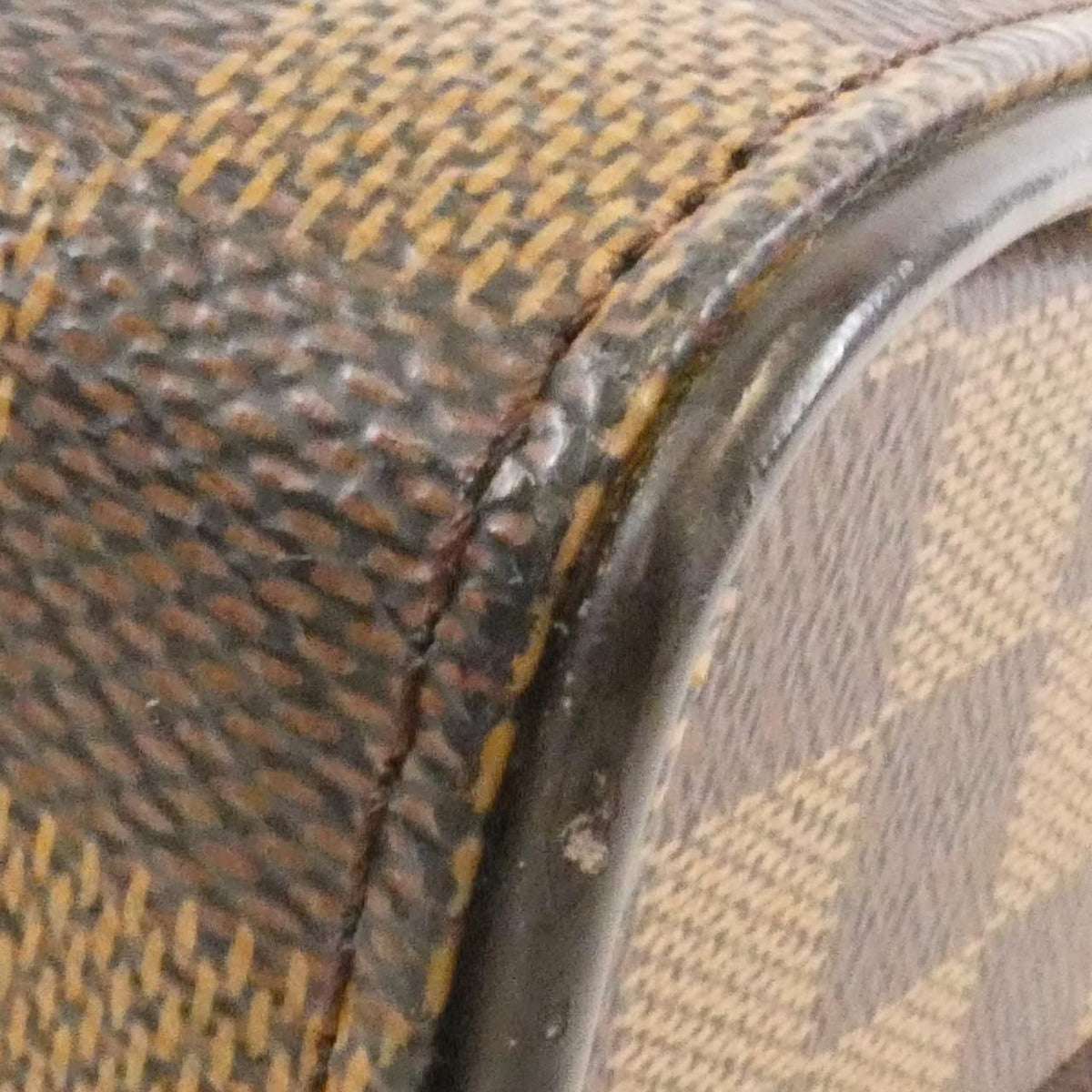 Louis Vuitton Damier Tribeca Carre Shoulder Bag Ebene Mat — view 4