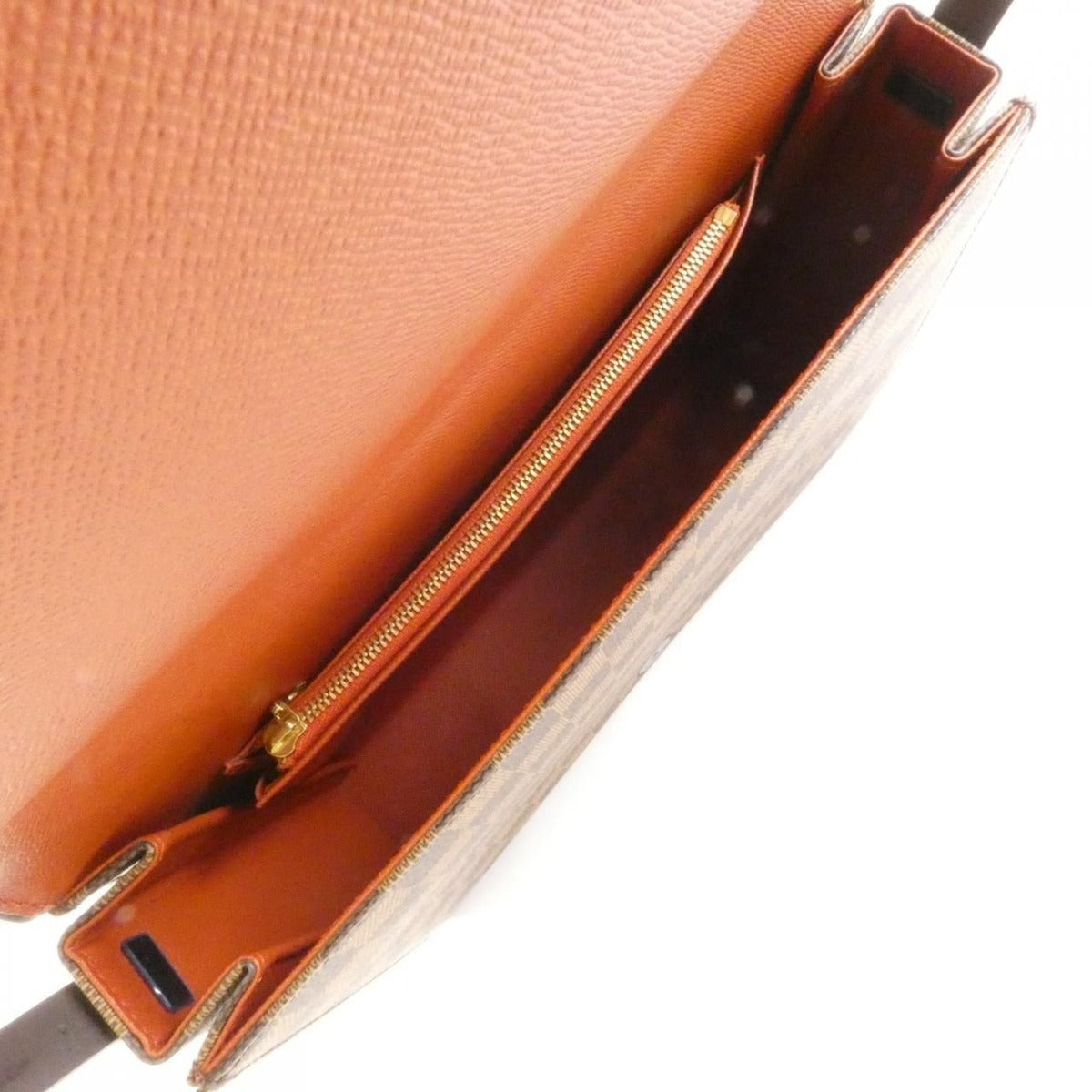Louis Vuitton Damier Tribeca Carre Shoulder Bag Ebene Mat — view 9