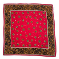 Dior Silk Scarf Red Pattern
