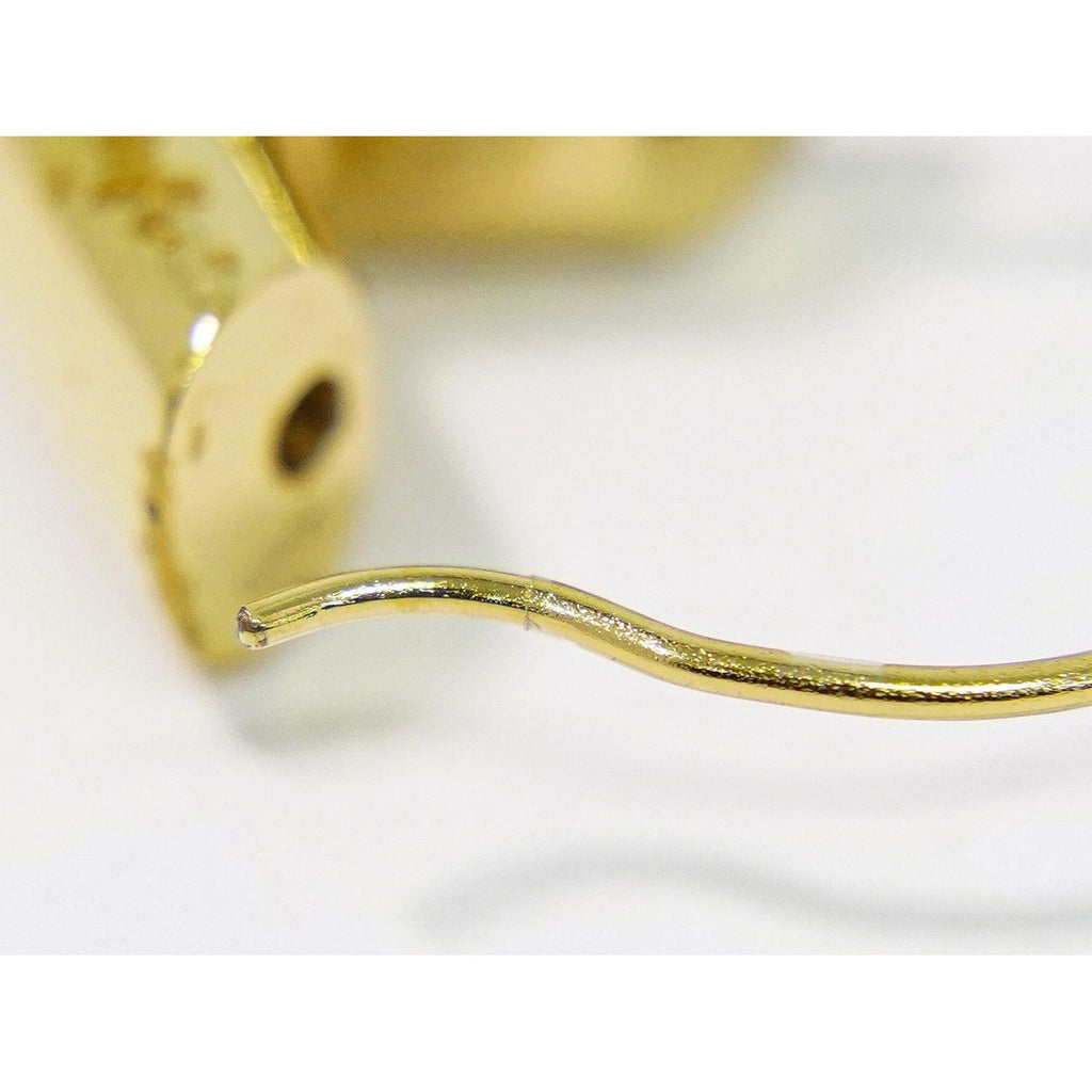 Louis Vuitton LV Essential Hoop Earrings Gold Plated — view 5