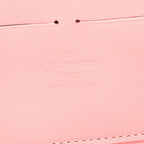 Louis Vuitton Round Wallet Zippy Sugar Pink Poppy Leather Red Black — view 4