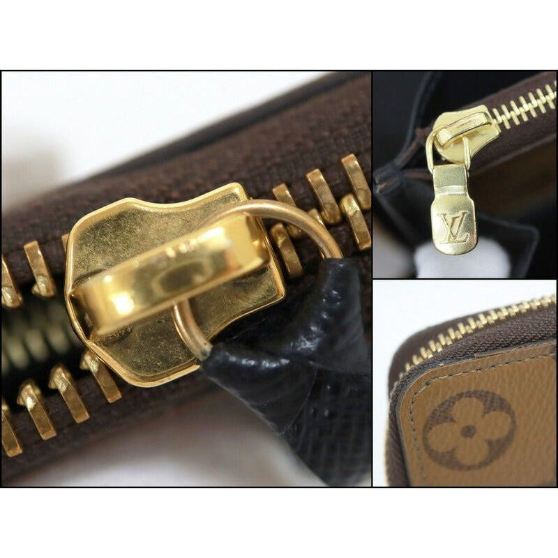 Louis Vuitton Portefeuille Clemence Monogram Reverse — view 6