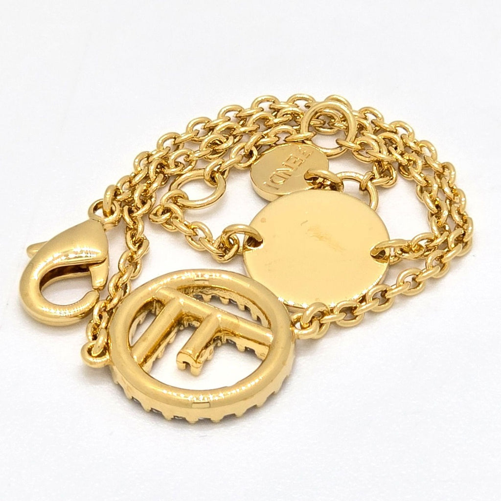 Fendi Is Bracelet New Logo Shape Ornament Natural Crystal — view 4