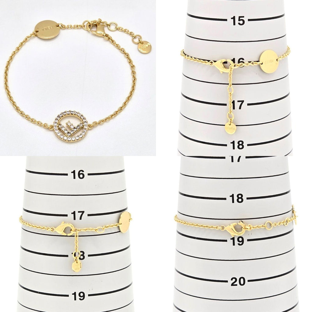 Fendi Is Bracelet New Logo Shape Ornament Natural Crystal — view 7