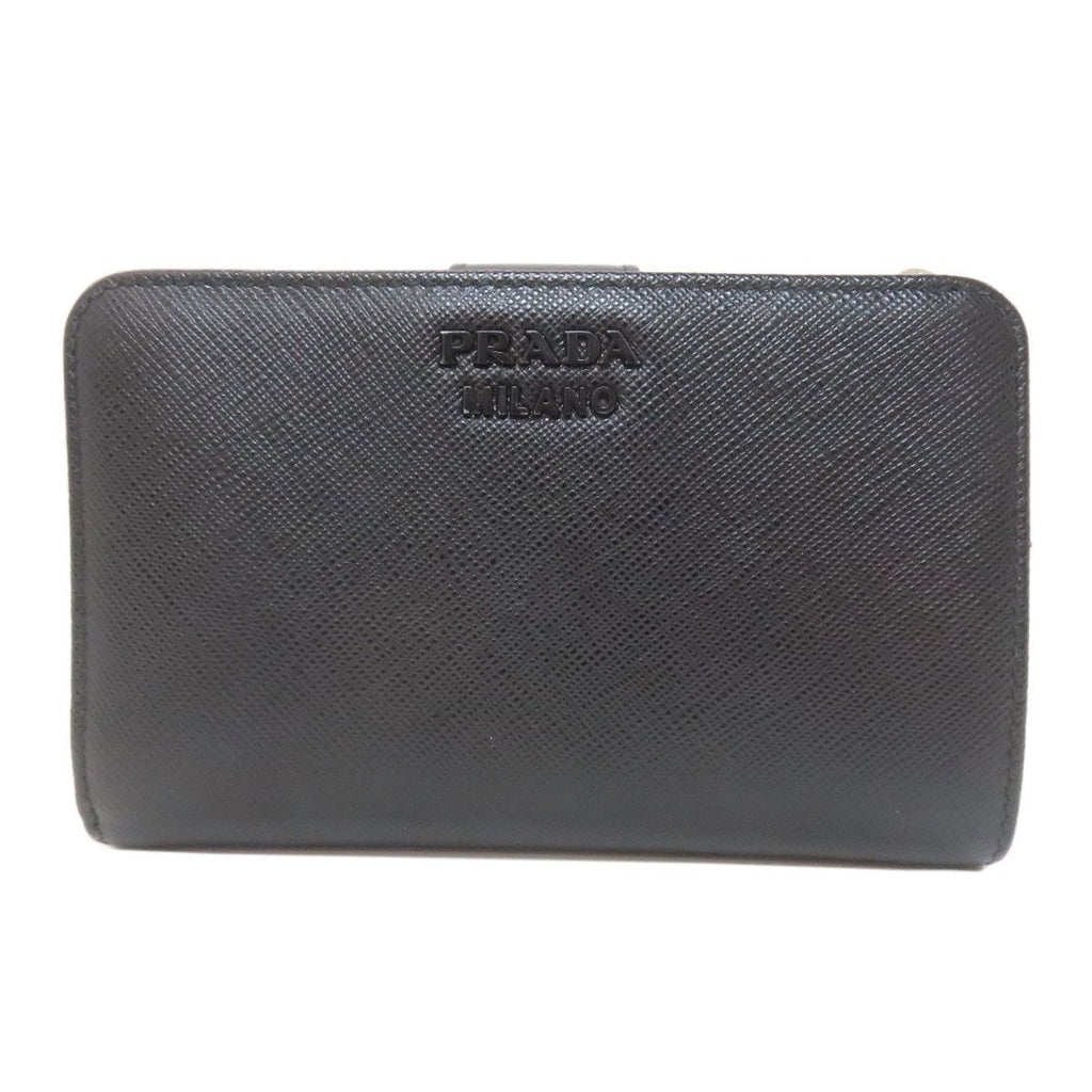 Prada Lip Charm Bifold Wallet Saffiano