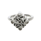 Loewe Anagram Ring Silver