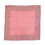 Hermes Grand Manage Bandana Love Carre 65 Silk Muslin Embroidery Beads