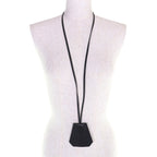 Hermes Vintage Leather Martin Margiela Era Clochette Necklace Pendant — view 2