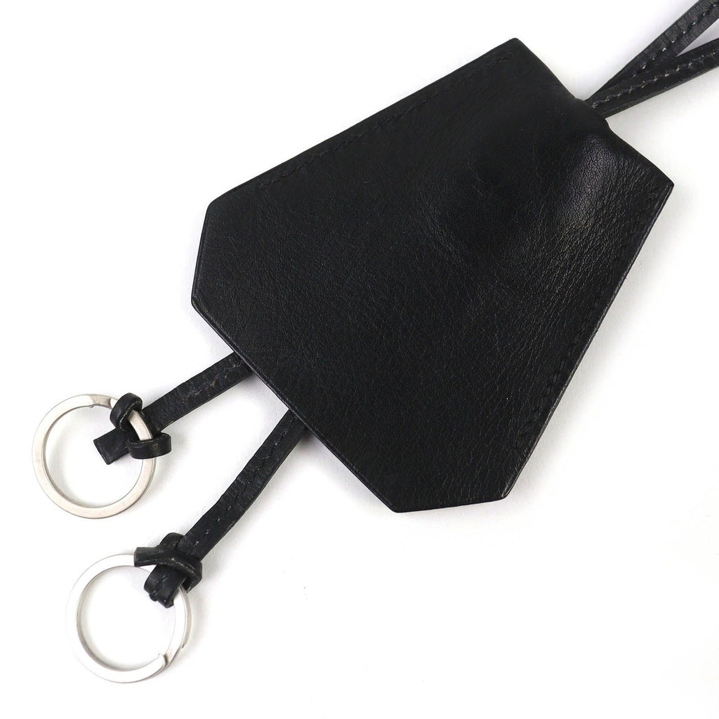 Hermes Vintage Leather Martin Margiela Era Clochette Necklace Pendant