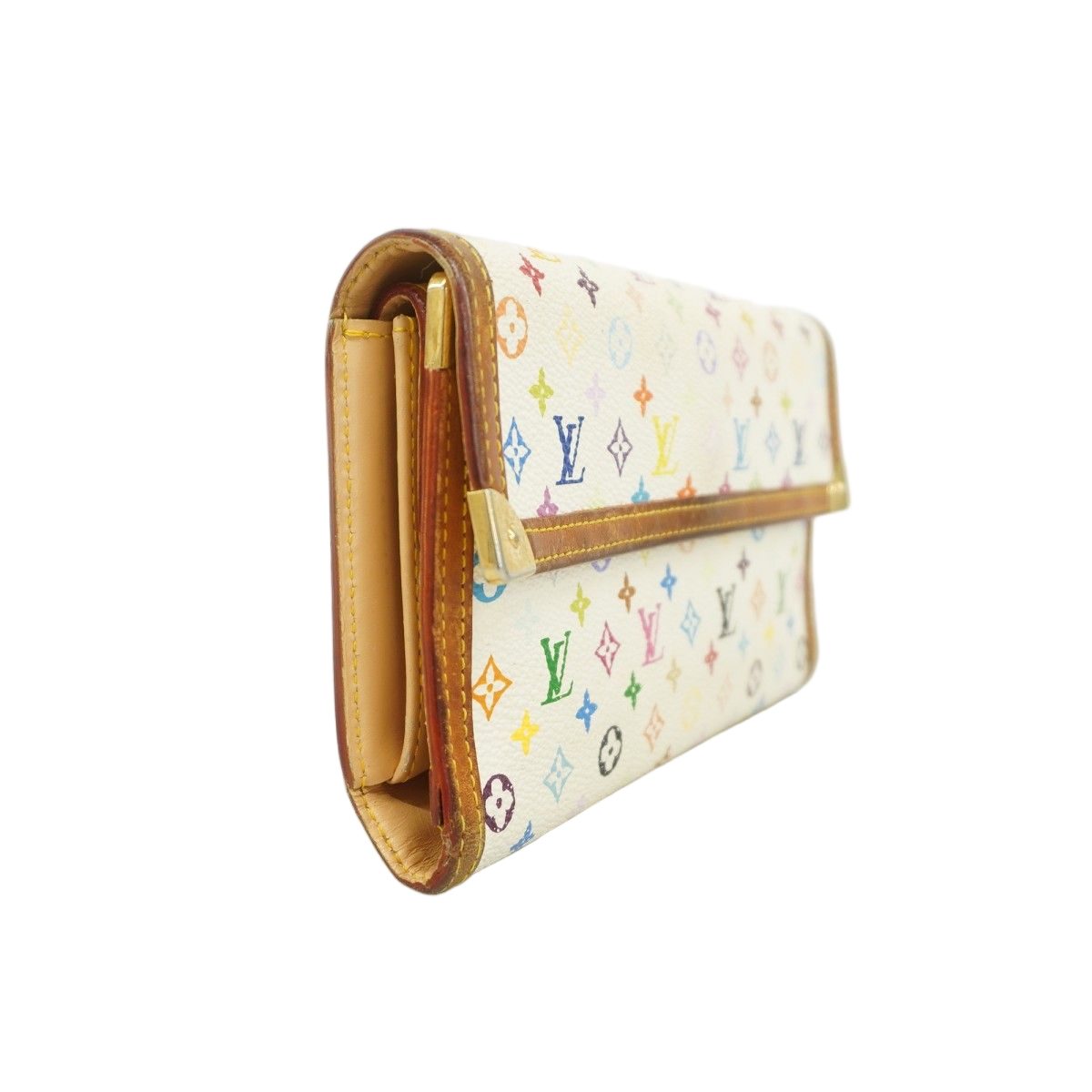 Louis Vuitton Trifold Wallet Monogram Multicolor Porte Tresor International — view 2