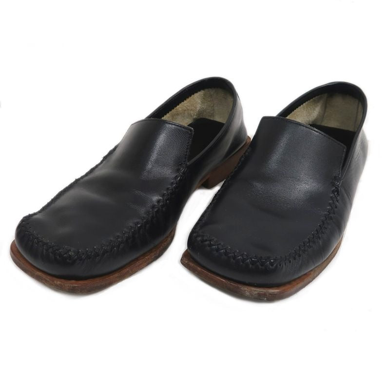 Louis Vuitton Loafers Size 6 Black Leather Shoes Apparel — view 2