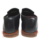 Louis Vuitton Loafers Size 6 Black Leather Shoes Apparel — view 8