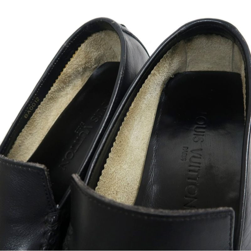 Louis Vuitton Loafers Size 6 Black Leather Shoes Apparel — view 9