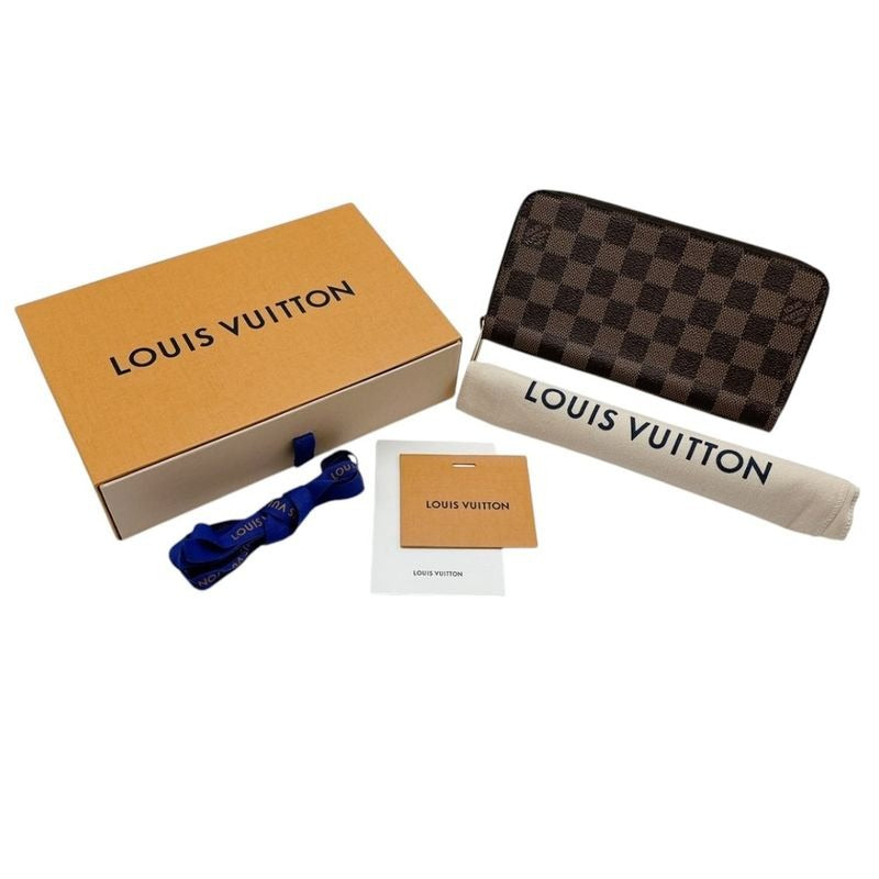 Louis Vuitton Damier Round Long Wallet Zippy