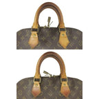 Louis Vuitton Monogram Alma Handbag Leather Brown — view 2