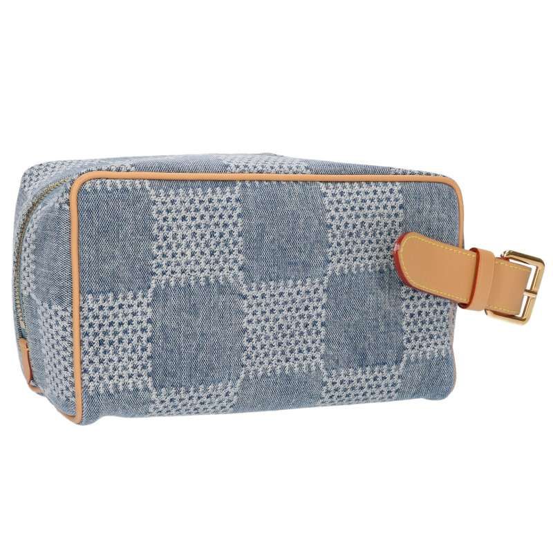 Louis Vuitton Rocker Topkid Damier Allover Denim Handbag — view 2