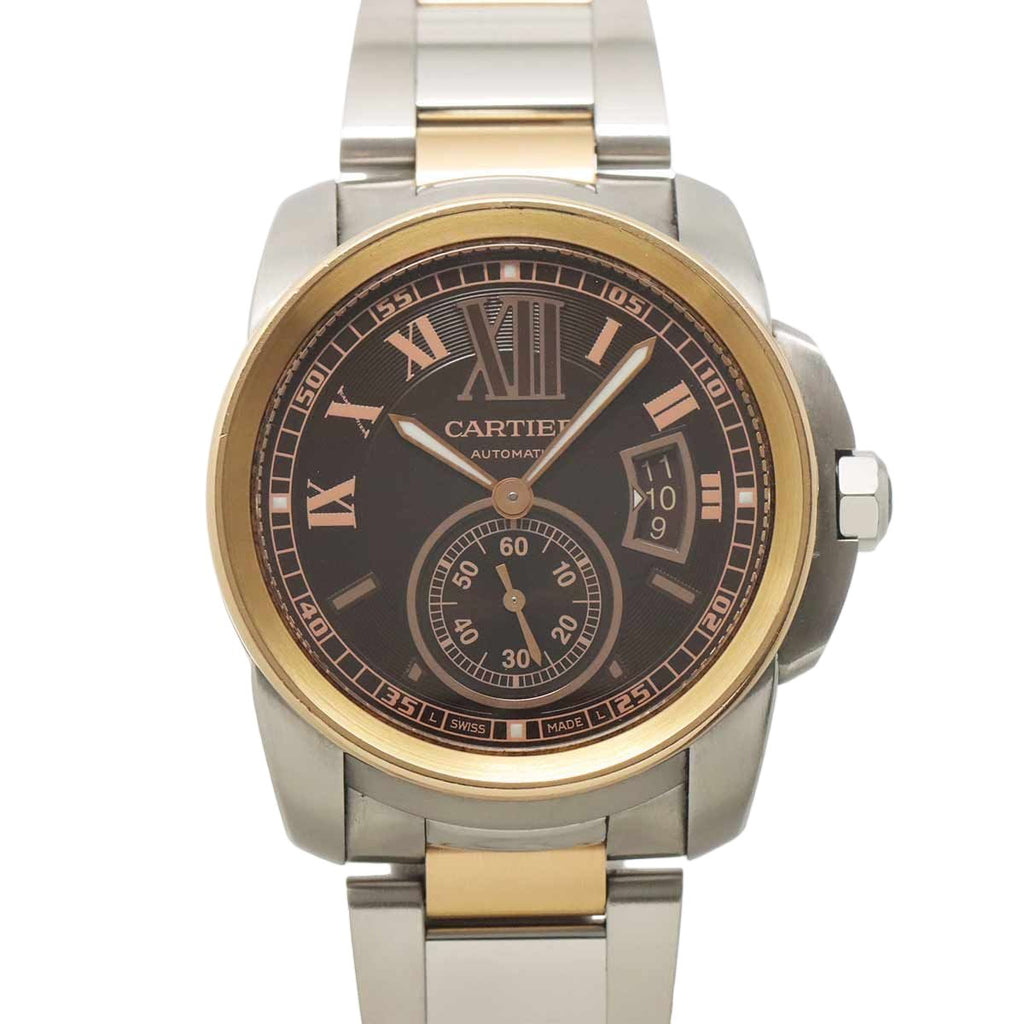 Cartier Caliber de Watch Date 18k Pink Gold Automatic Winding