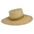 Hermes Andalusia 57 Natural Light Brown Straw Hat