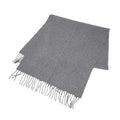 Hermes Uni Brode Scarf Cashmere Gray Autumn