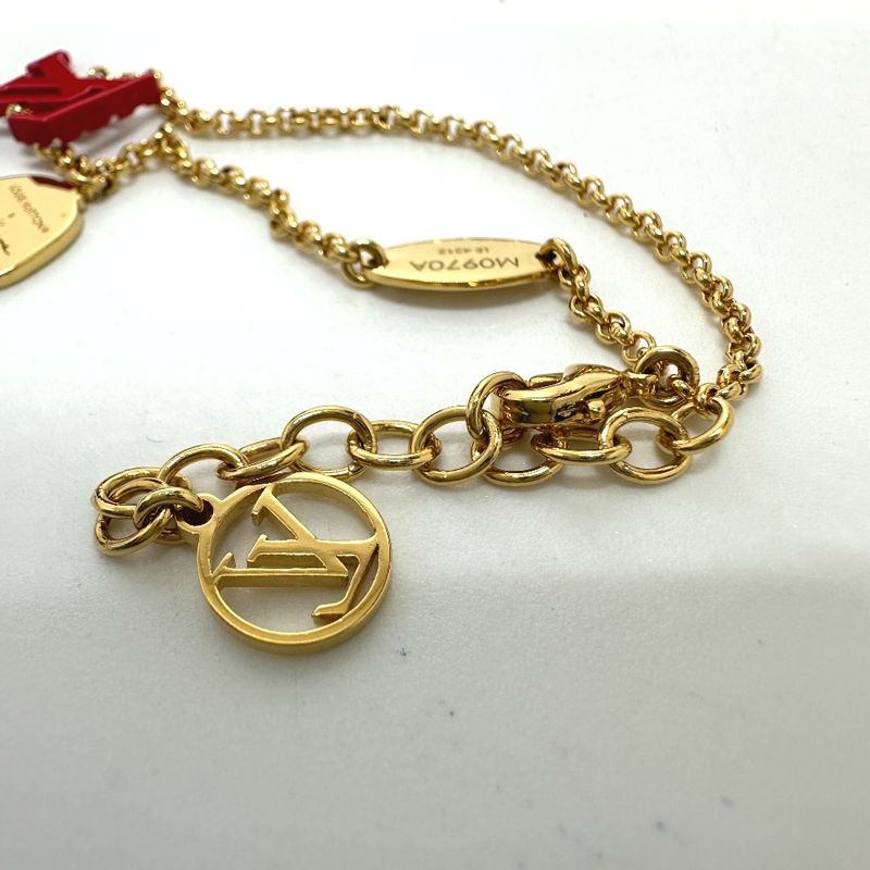 Louis Vuitton Bracelet Iconic Infinity Dot M0970 A Metal Red Yayoi Kusama — view 6