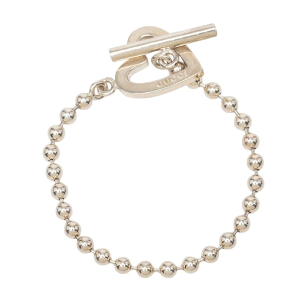 Gucci Heart Ball Chain Bracelet
