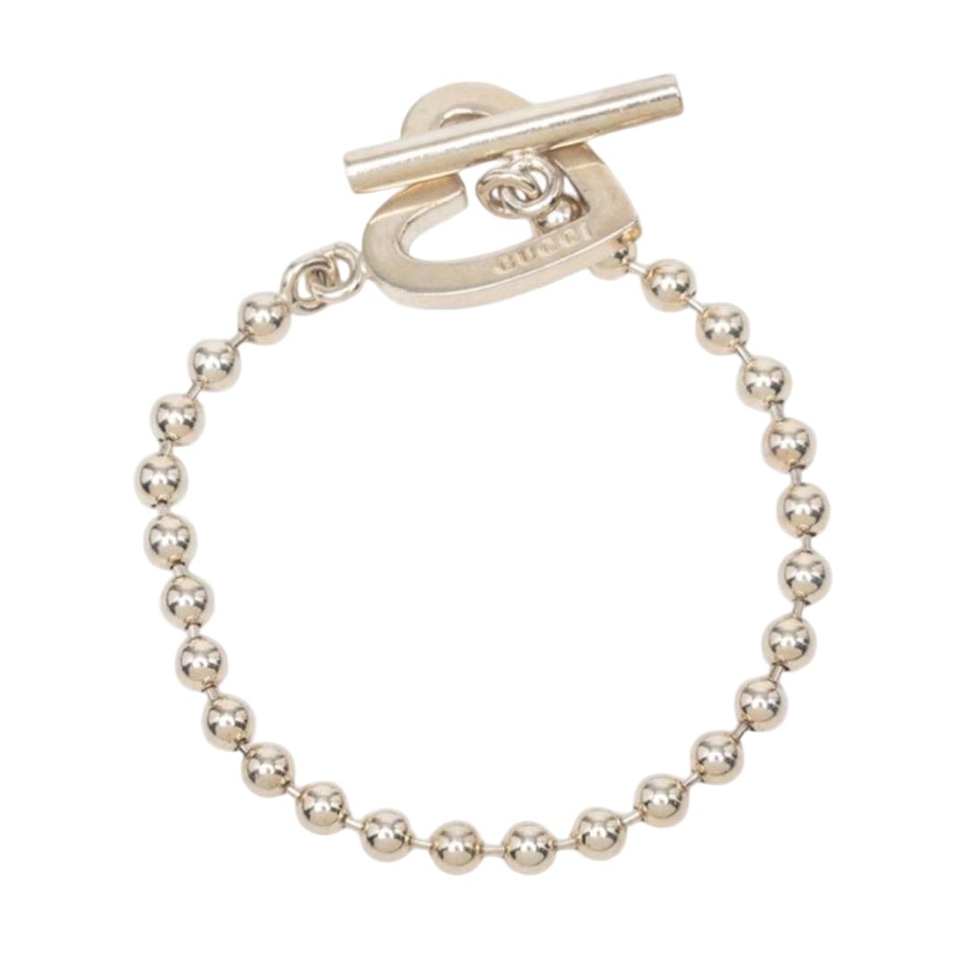 Gucci Heart Ball Chain Bracelet
