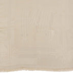 Hermes les Sangles Silk Echarpe Foulard with Fringe Shawl Beige — view 6