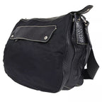 Prada Shoulder Bag Diagonal Black Leather 35 Bs145 — view 2