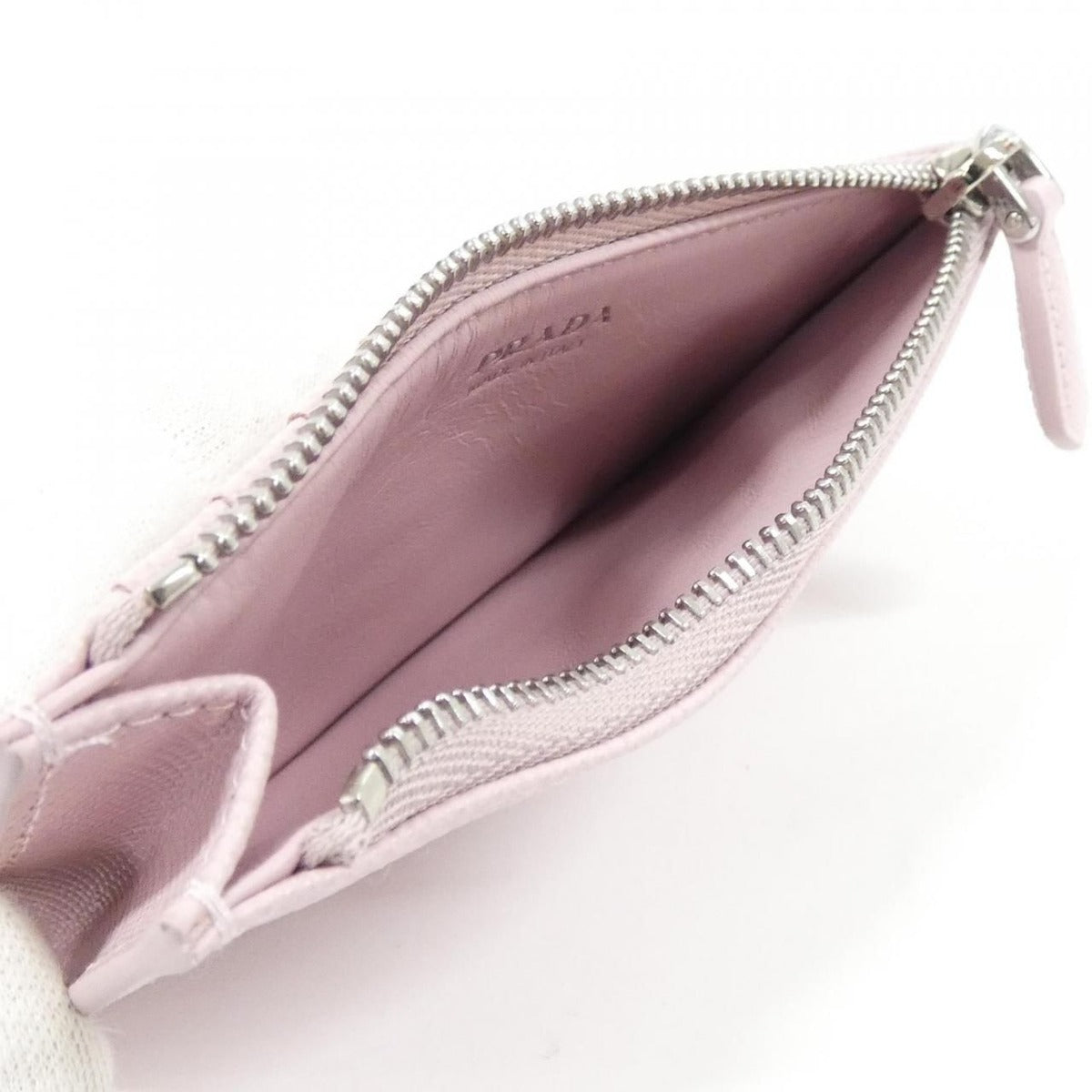 Prada Coin Case Silver — view 5