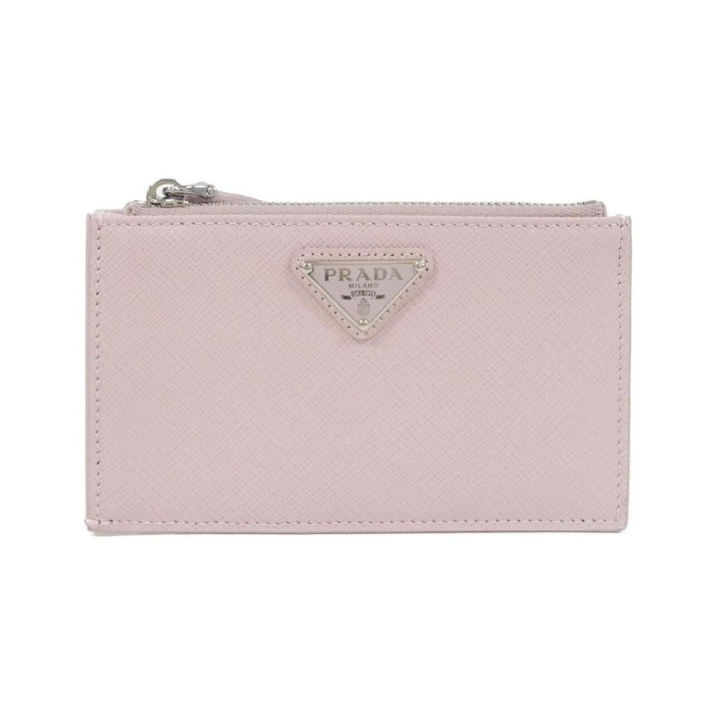 Prada Coin Case Silver