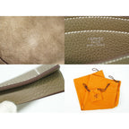 Hermes Cabasellier 46 Taurillon Clemence Leather Shoulder Bag Tote — view 9