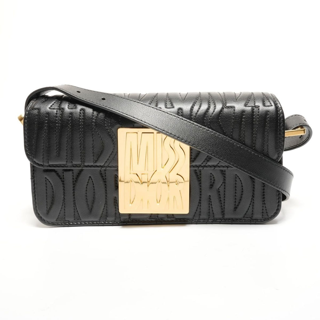 Dior Shoulder Bag Miss Logo Plate