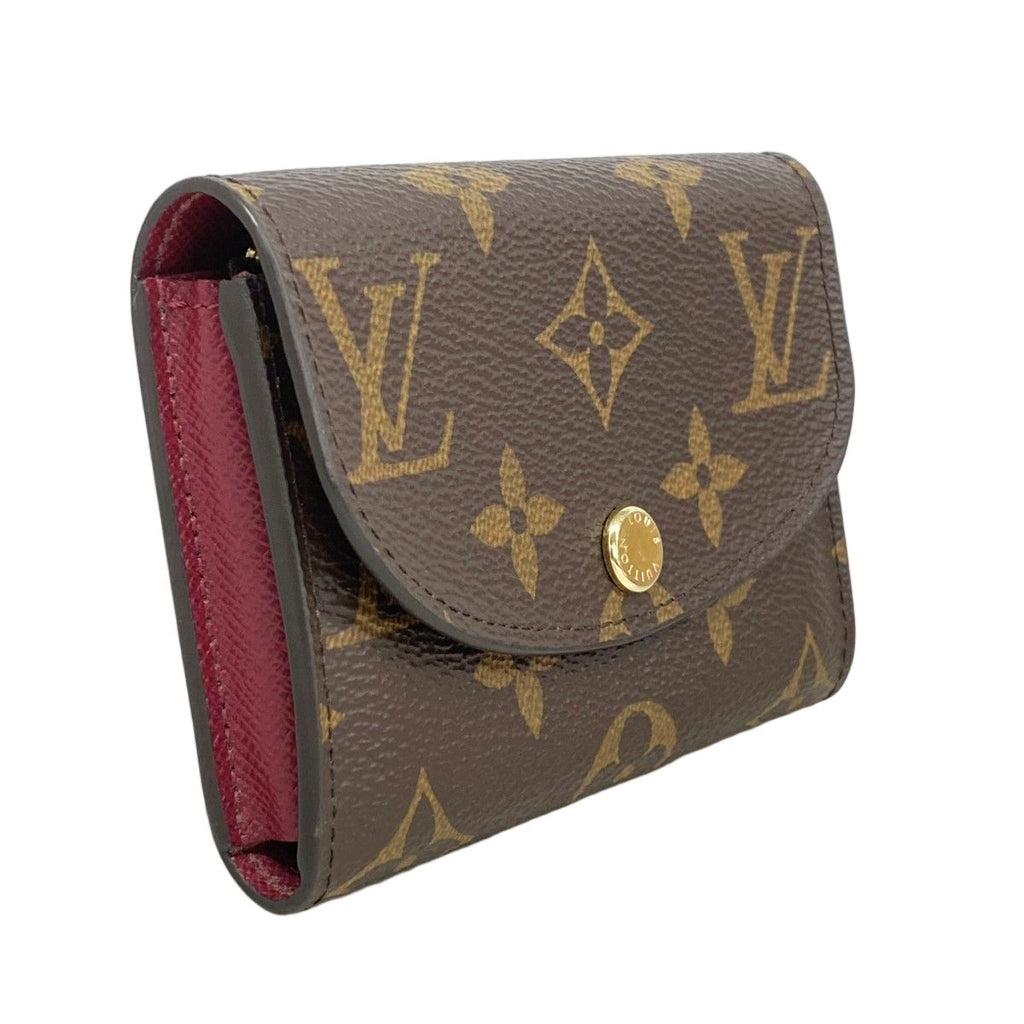 Louis Vuitton Coin Case Monogram Porte-Monnaie Rosalie Brown Fuchsia — view 2