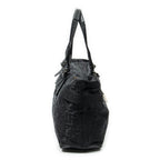 Fendi Medium Belt Tote Black Zucca Nylon Canvas — view 4