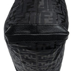Fendi Medium Belt Tote Black Zucca Nylon Canvas — view 7