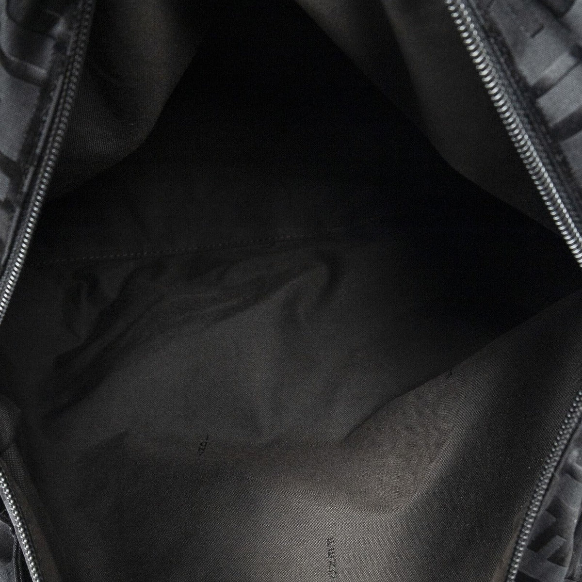 Fendi Medium Belt Tote Black Zucca Nylon Canvas — view 9