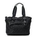 Fendi Medium Belt Tote Black Zucca Nylon Canvas