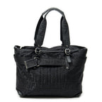 Fendi Medium Belt Tote Black Zucca Nylon Canvas