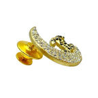 Chanel Brooch Pin Badge Accessories Coco Mark Moon Crescent GP — view 5