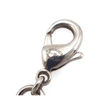 Chanel Necklace Silver Metal Costume Pearl Rhinestone CC Logo — view 4