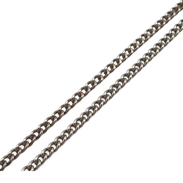 Chanel Necklace Silver Metal Costume Pearl Rhinestone CC Logo — view 6