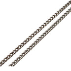 Chanel Necklace Silver Metal Costume Pearl Rhinestone CC Logo — view 6